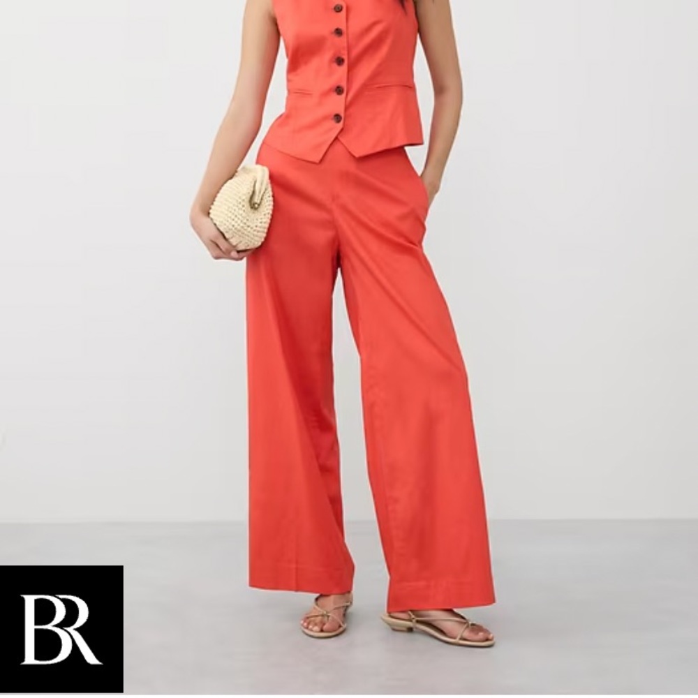Vibrant Linen Hayden Wide-Leg Pants